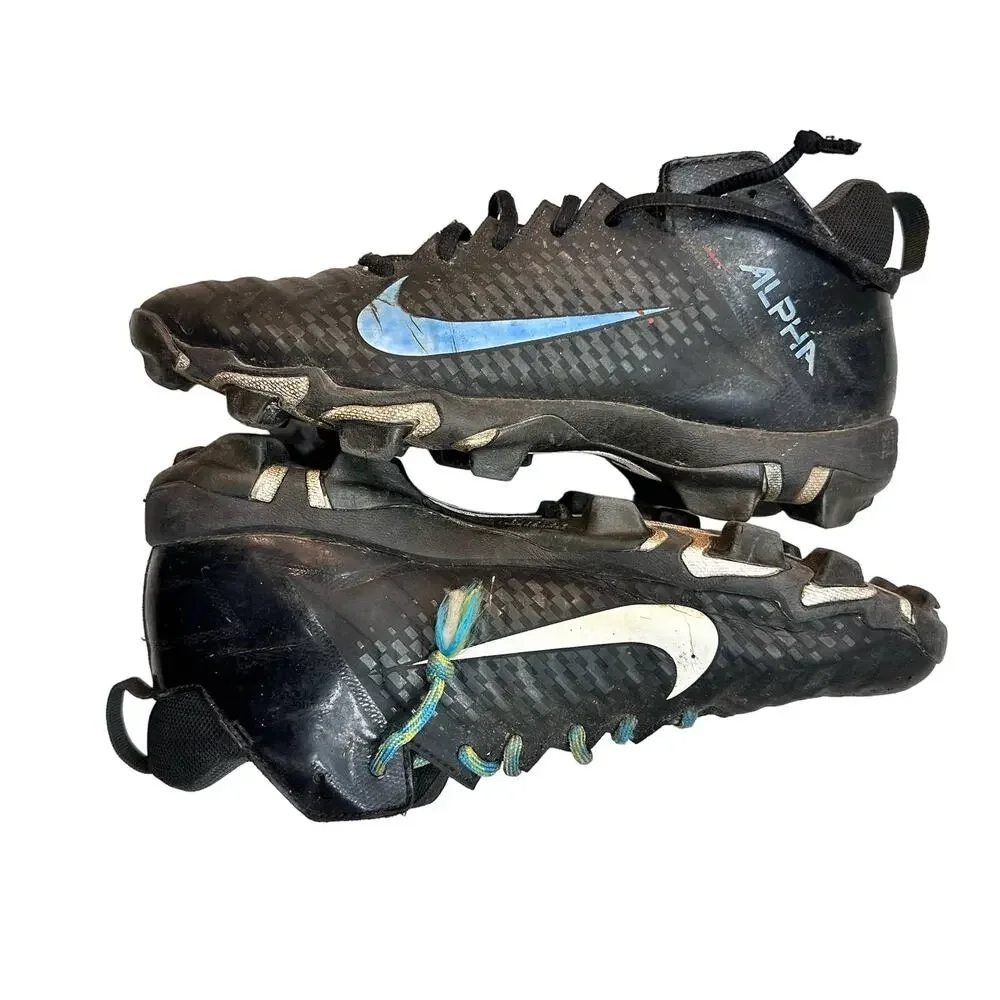 Well Worn Nike Alpha Menace 2 Shark 'Black White' AQ7653-001